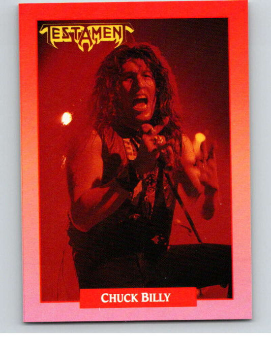 1991 Brockum Rock Cards #115 Chuck Billy   V70699 Image 1
