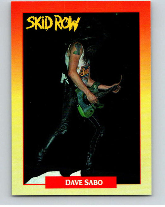 1991 Brockum Rock Cards #128 Dave Sabo   V70702 Image 1