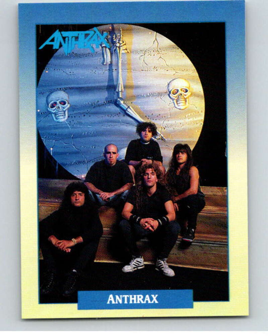 1991 Brockum Rock Cards #134 Anthrax   V70705 Image 1