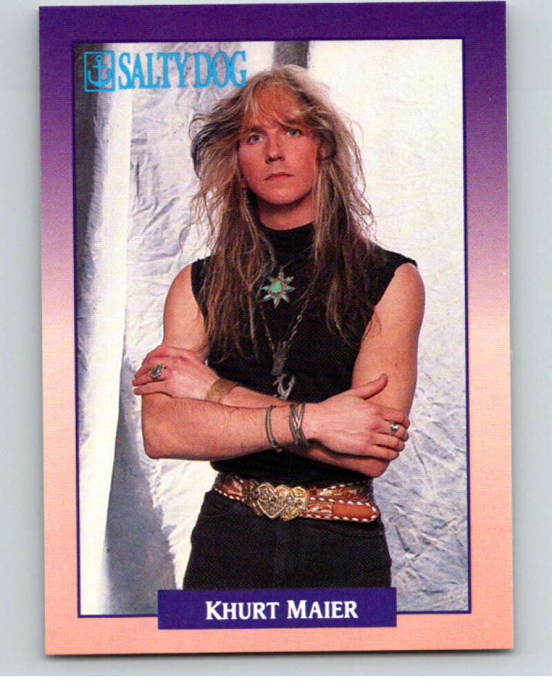 1991 Brockum Rock Cards #164 Khurt Maier   V70713 Image 1