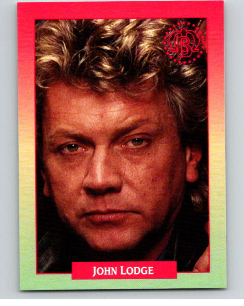 1991 Brockum Rock Cards #184 John Lodge   V70721 Image 1