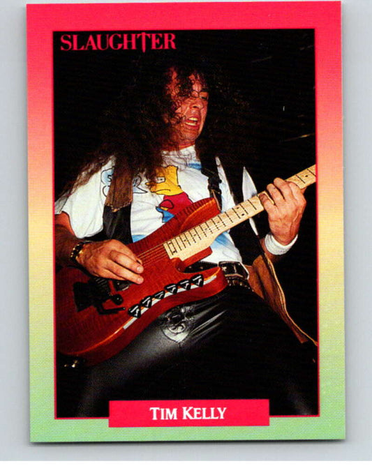 1991 Brockum Rock Cards #185 Tim Kelly   V70722 Image 1