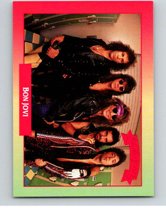 1991 Brockum Rock Cards #190 Bon Jovi   V70726 Image 1