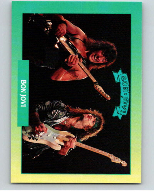 1991 Brockum Rock Cards #214 Bon Jovi   V70735 Image 1