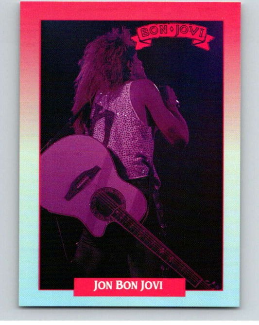 1991 Brockum Rock Cards #241 Jon Bon Jovi   V70743 Image 1
