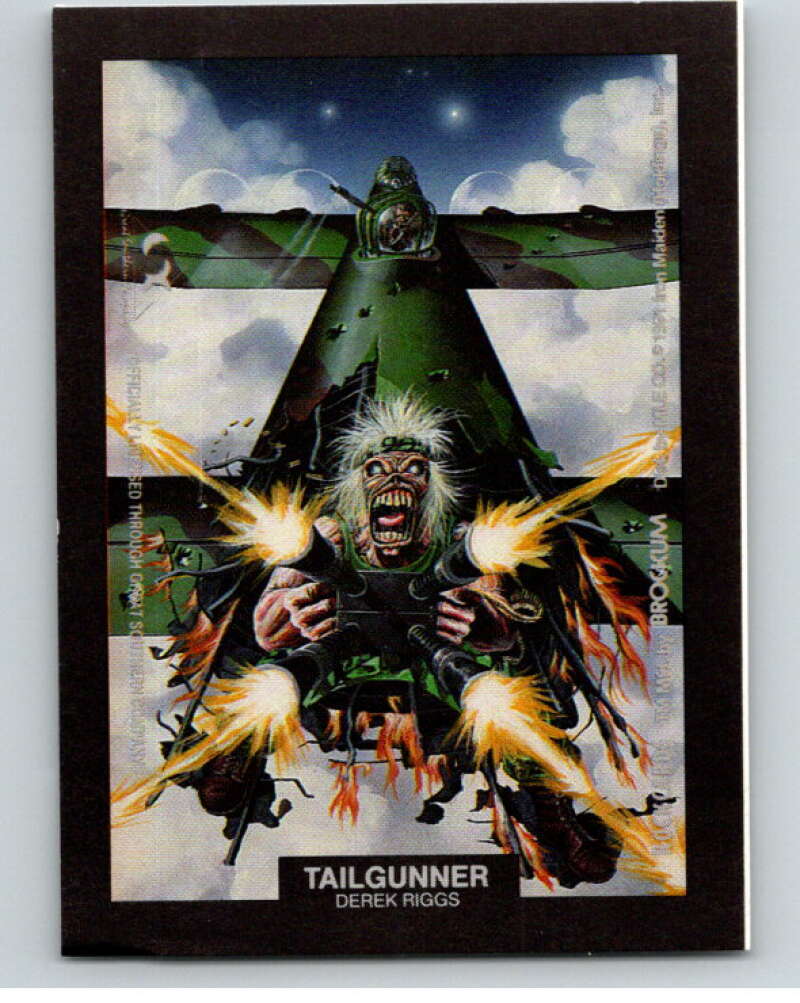1991 Brockum Rock Cards Artwork Stick-Ons  Tailgunner   V70763 Image 1