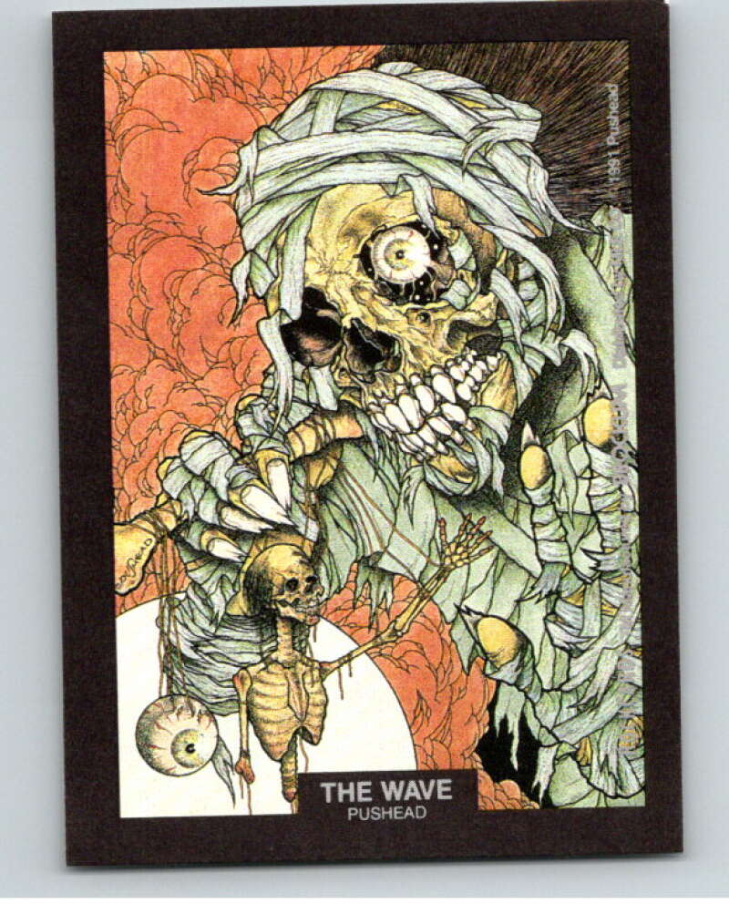 1991 Brockum Rock Cards Artwork Stick-Ons  The Wave   V70766 Image 1