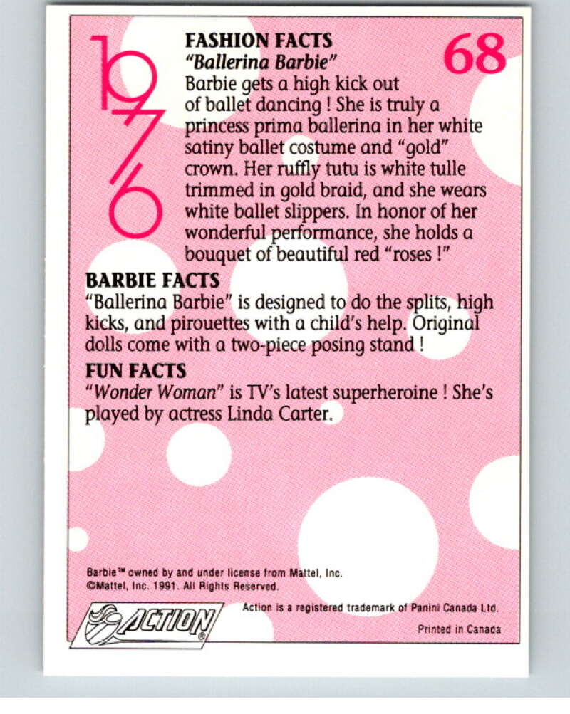 1991 Another First for Barbie 1976 Year  V70854 Image 2