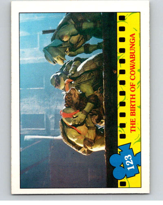 1990 O-Pee-Chee Teenage Mutant Ninja Turtles Movie #123 Card V71301 Image 1