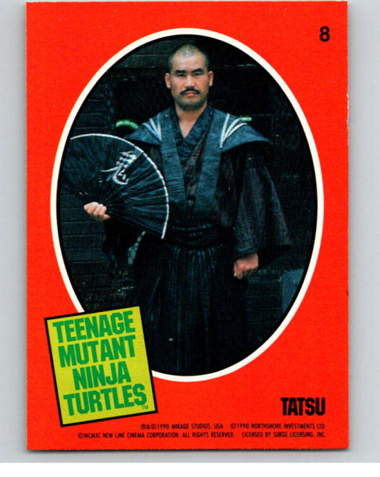 1990 O-Pee-Chee Teenage Mutant Ninja Turtles Movie Special #8 Card  V71392 Image 1