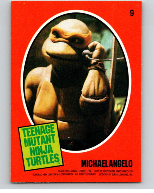 1990 O-Pee-Chee Teenage Mutant Ninja Turtles Movie Special #9 Card  V71402 Image 1