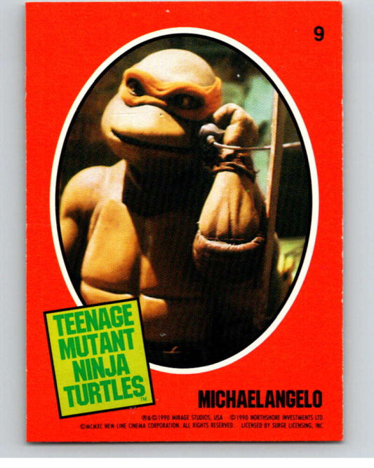 1990 O-Pee-Chee Teenage Mutant Ninja Turtles Movie Special #9 Card  V71403 Image 1