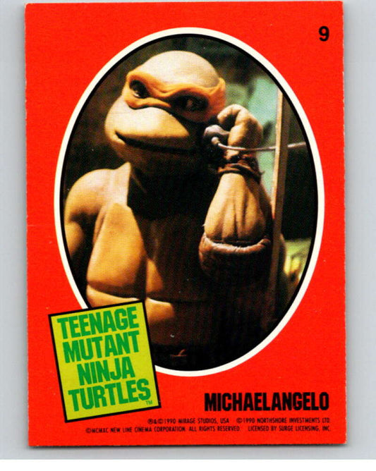 1990 O-Pee-Chee Teenage Mutant Ninja Turtles Movie Special #9 Card  V71405 Image 1