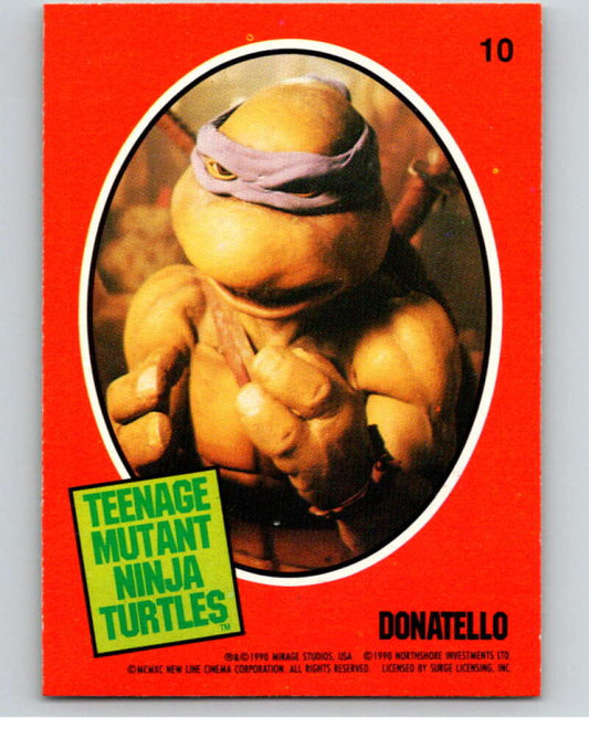 1990 O-Pee-Chee Teenage Mutant Ninja Turtles Movie Special #10 Card  V71406 Image 1