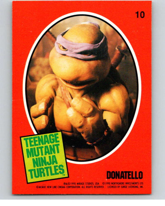 1990 O-Pee-Chee Teenage Mutant Ninja Turtles Movie Special #10 Card  V71407 Image 1
