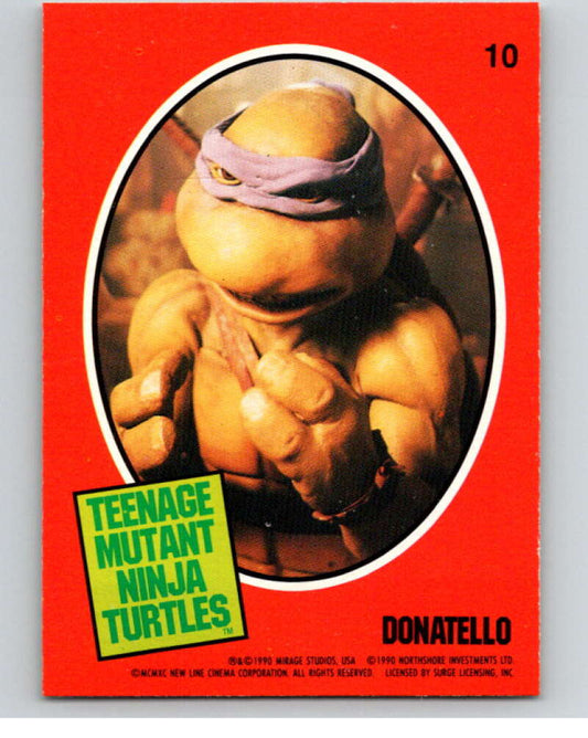 1990 O-Pee-Chee Teenage Mutant Ninja Turtles Movie Special #10 Card  V71408 Image 1