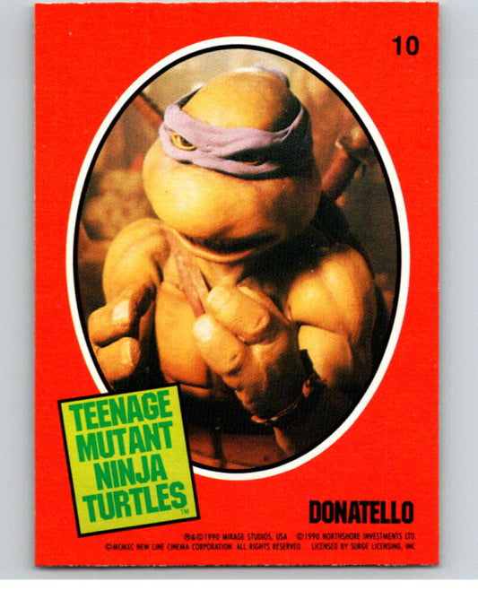 1990 O-Pee-Chee Teenage Mutant Ninja Turtles Movie Special #10 Card  V71409 Image 1