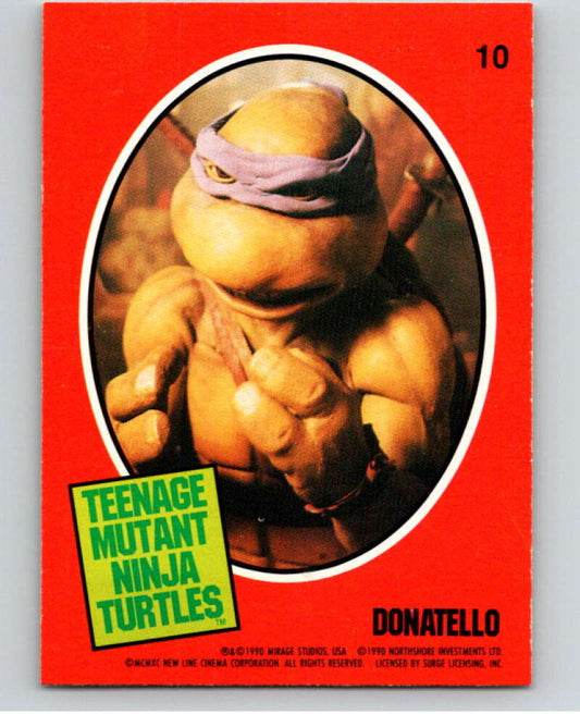 1990 O-Pee-Chee Teenage Mutant Ninja Turtles Movie Special #10 Card  V71410 Image 1