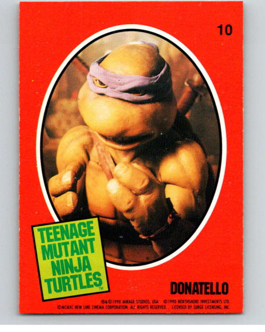 1990 O-Pee-Chee Teenage Mutant Ninja Turtles Movie Special #10 Card  V71412 Image 1