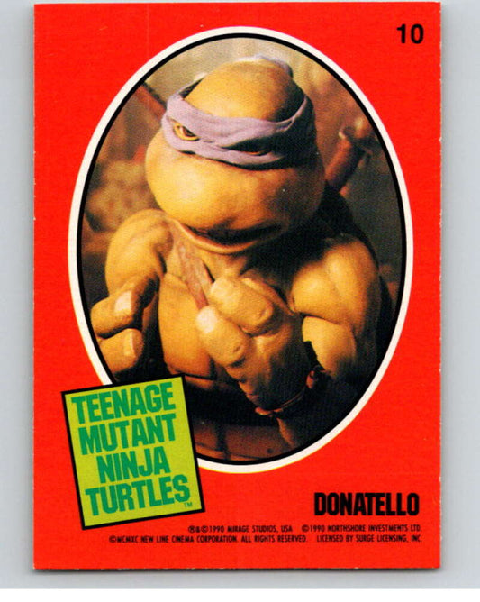 1990 O-Pee-Chee Teenage Mutant Ninja Turtles Movie Special #10 Card  V71413 Image 1