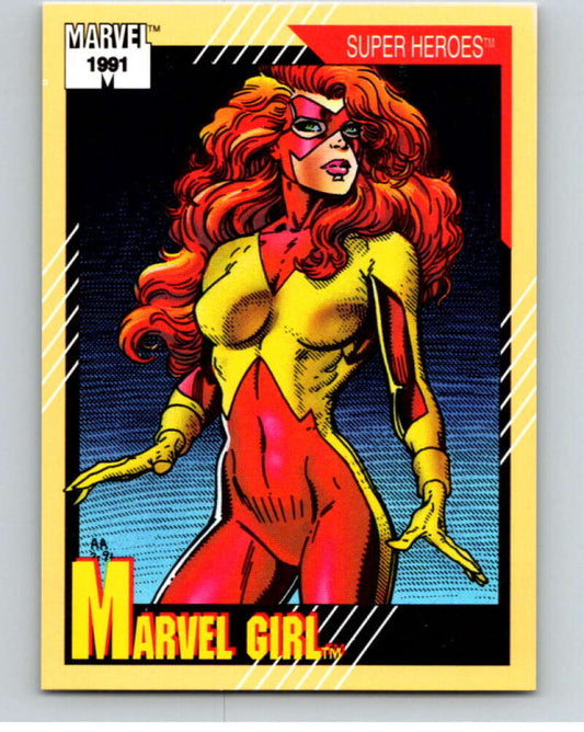 1991 Impel Marvel Universe #4 Marvel Girl   V71424 Image 1
