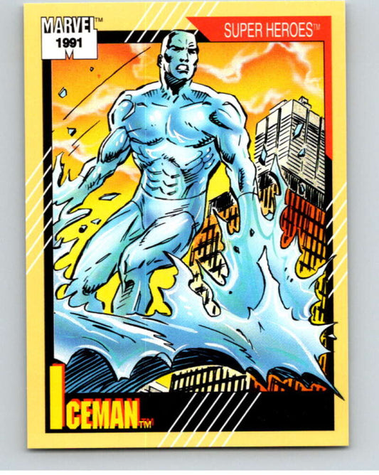 1991 Impel Marvel Universe #8 Iceman   V71429 Image 1