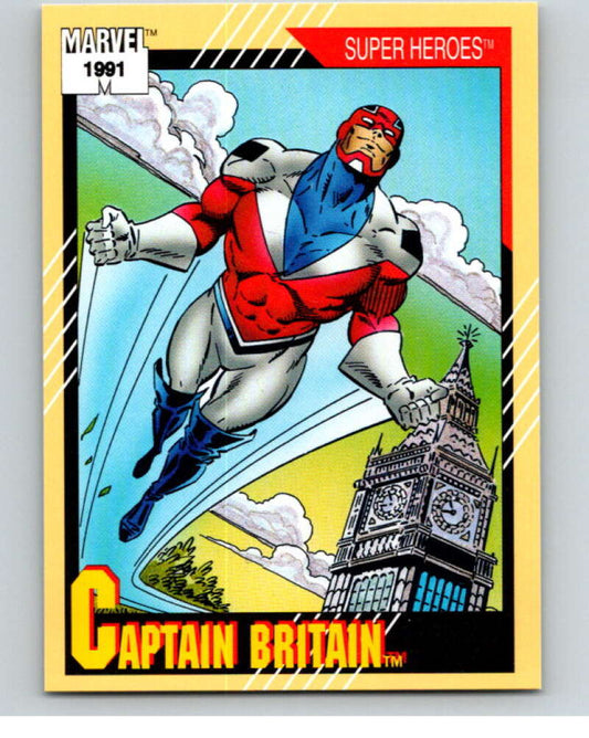 1991 Impel Marvel Universe #12 Captain Britain   V71437 Image 1