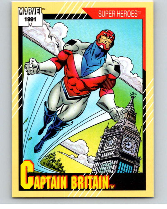 1991 Impel Marvel Universe #12 Captain Britain   V71438 Image 1