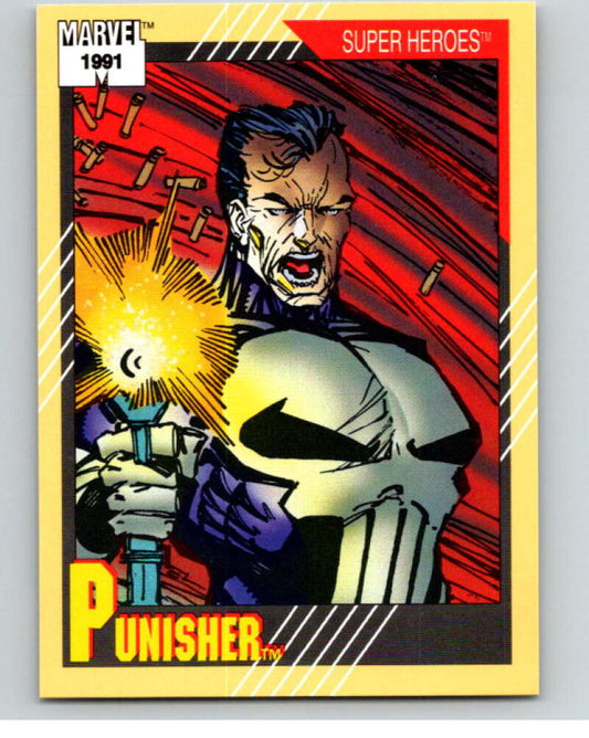 1991 Impel Marvel Universe #14 Punisher   V71443 Image 1