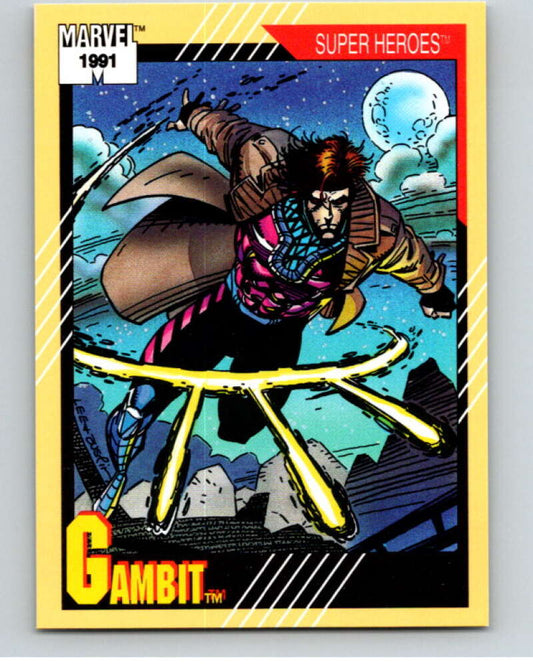 1991 Impel Marvel Universe #17 Gambit   V71451 Image 1