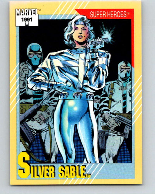 1991 Impel Marvel Universe #21 Sable   V71460 Image 1