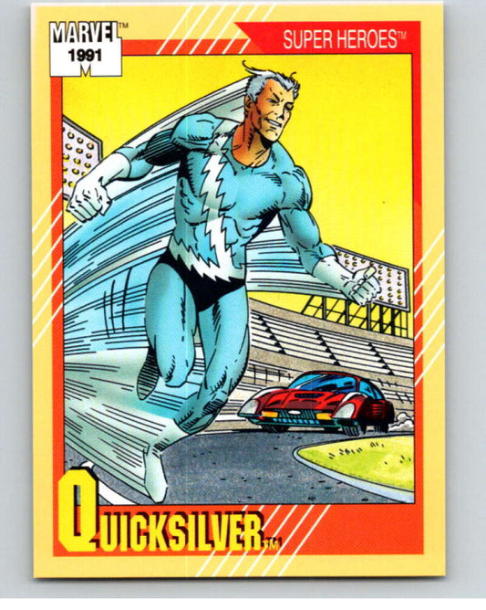 1991 Impel Marvel Universe #25 Quicksilver   V71463 Image 1