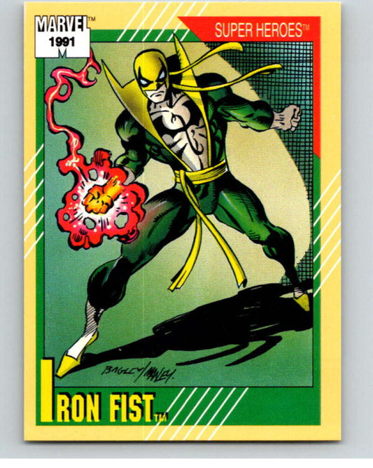 1991 Impel Marvel Universe #28 Iron Fist   V71466 Image 1