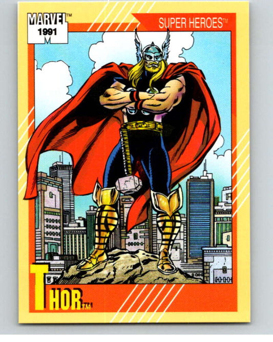 1991 Impel Marvel Universe #48 Thor   V71489 Image 1