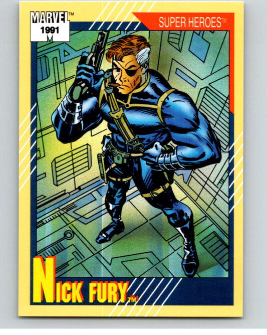 1991 Impel Marvel Universe #52 Nick Fury   V71491 Image 1