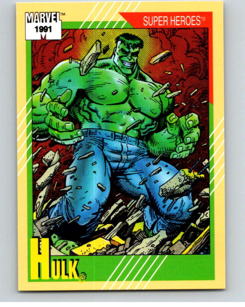 1991 Impel Marvel Universe #53 Hulk   V71493 Image 1
