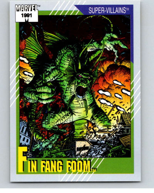 1991 Impel Marvel Universe #65 Fin Fang Foom   V71516 Image 1