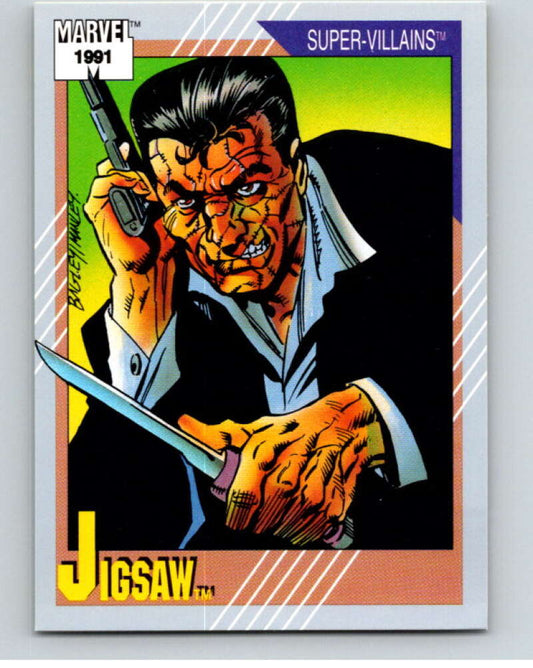 1991 Impel Marvel Universe #66 Jigsaw   V71517 Image 1