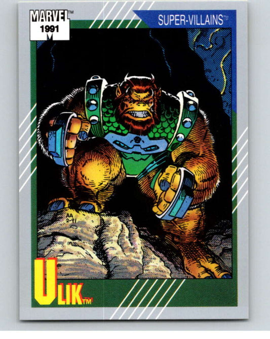 1991 Impel Marvel Universe #68 Ulik   V71522 Image 1
