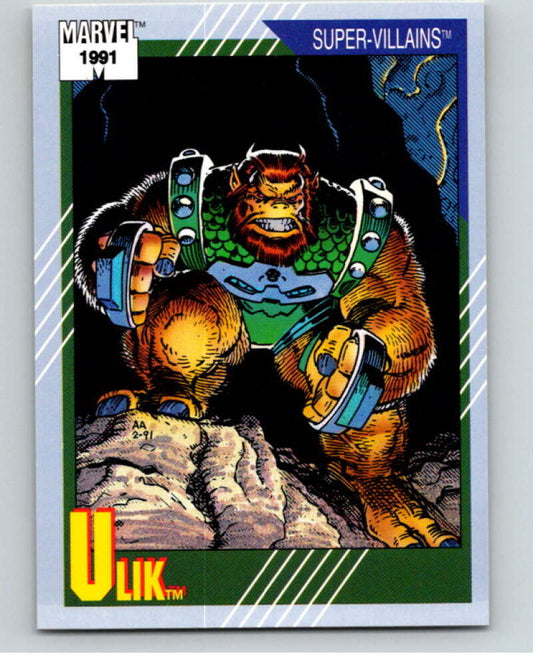 1991 Impel Marvel Universe #68 Ulik   V71523 Image 1