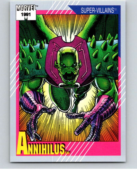 1991 Impel Marvel Universe #72 Annihilus   V71536 Image 1