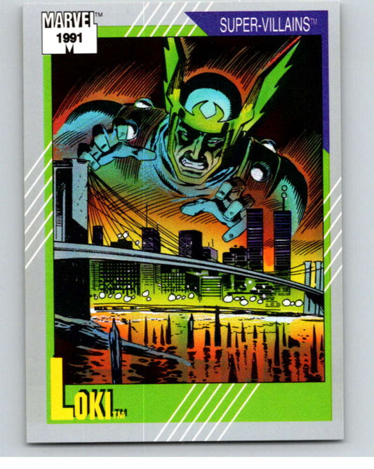 1991 Impel Marvel Universe #89 Loki   V71558 Image 1