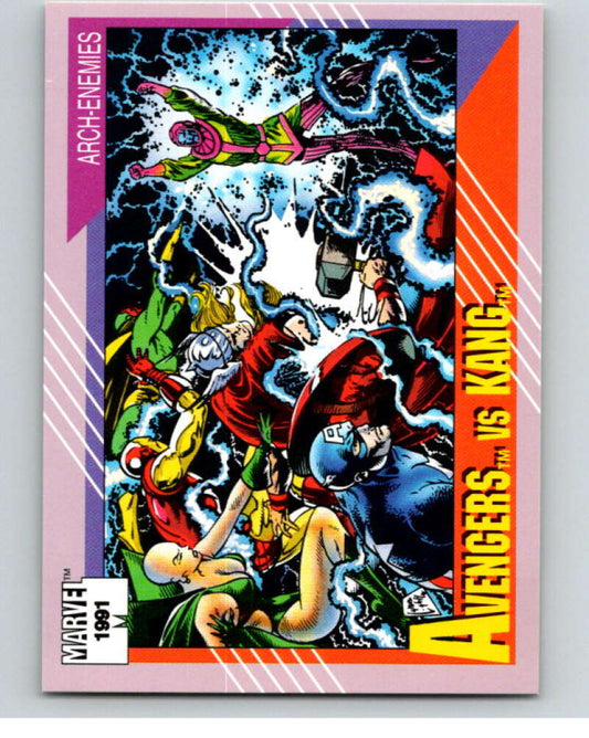 1991 Impel Marvel Universe #95 Daredevil vs. Elektra   V71575 Image 1