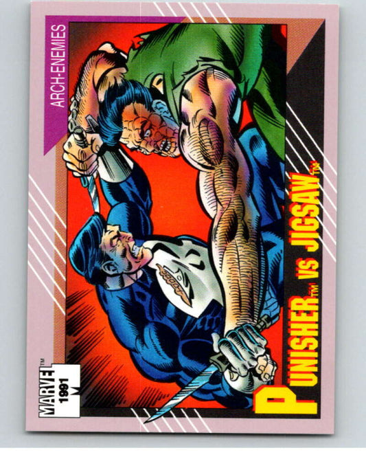 1991 Impel Marvel Universe #99 Captain America/Baron Zemo   V71578 Image 1