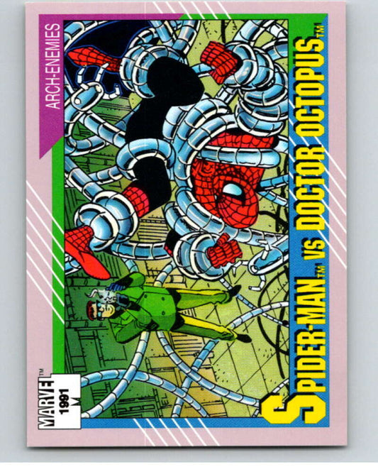 1991 Impel Marvel Universe #104 Daredevil vs. Bullseye   V71594 Image 1