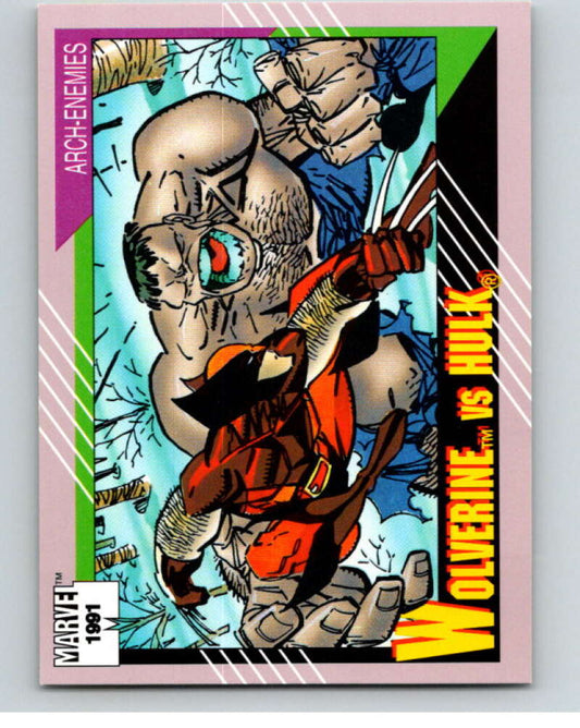 1991 Impel Marvel Universe #106 X-Men vs. Sentinels   V71599 Image 1