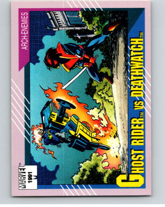 1991 Impel Marvel Universe #108 Wolverine vs. Hulk   V71600 Image 1