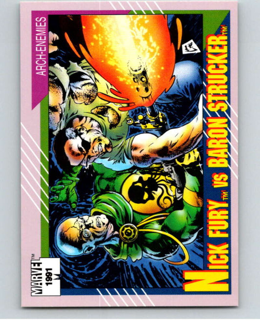 1991 Impel Marvel Universe #109 Ghost Rider vs. Deathwatch   V71602 Image 1