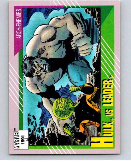 1991 Impel Marvel Universe #118 Iron Man vs. Mandarin   V71617 Image 1