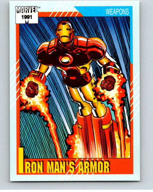 1991 Impel Marvel Universe #133 Iron Man's Armor   V71636 Image 1